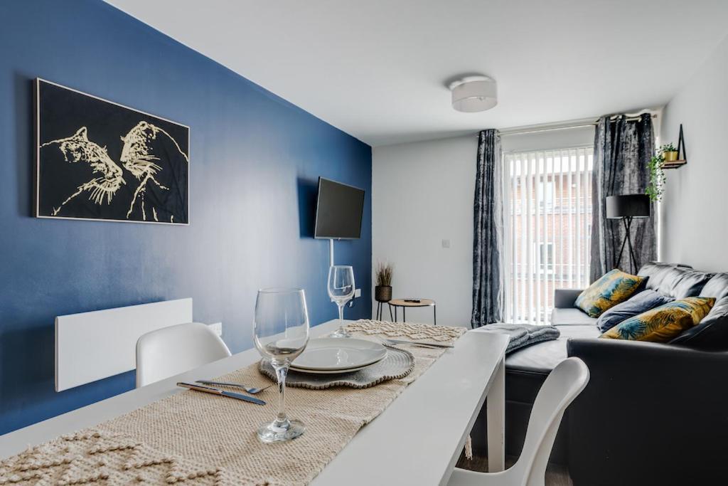 City Living Penthouse Apartment With Parking Manchester Luaran gambar