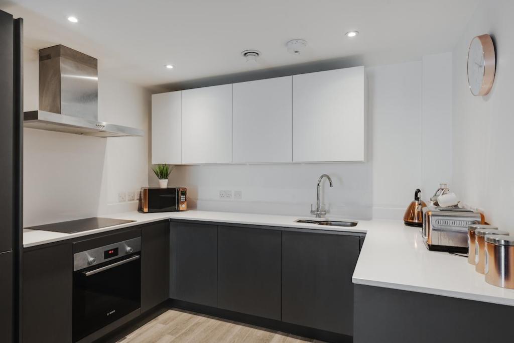 City Living Penthouse Apartment With Parking Manchester Luaran gambar